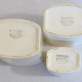 Vintage spice pots, jars in faience