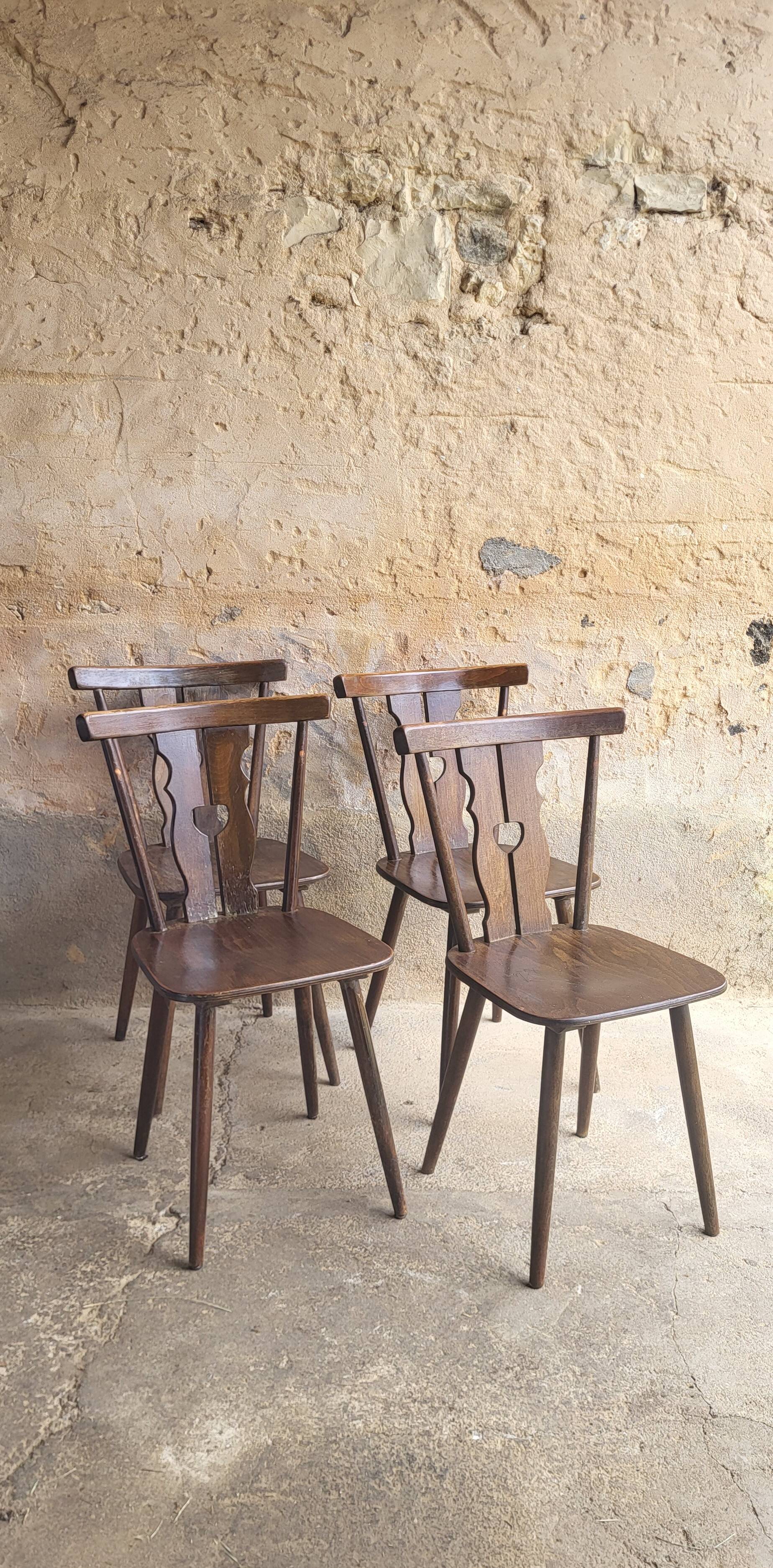 4 bistro chairs