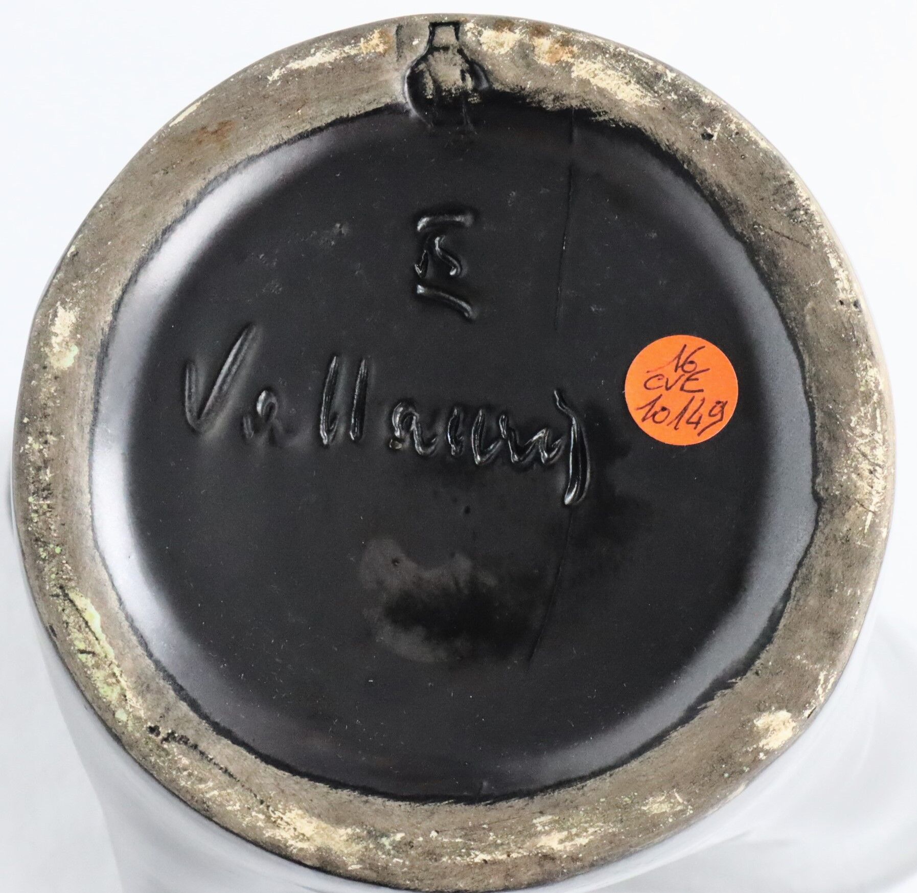 Vase mouchoir Vallauris 1950