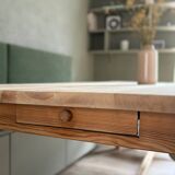 Oak farmhouse table