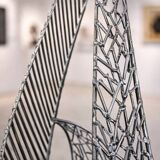 Signed Untitled Brass Wire Sculpture Bob Bennett (1979)