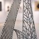 Signed Untitled Brass Wire Sculpture Bob Bennett (1979)