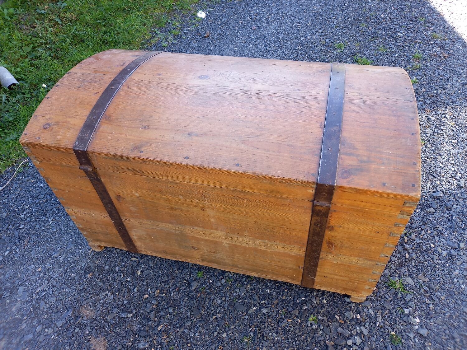 Old fir chest