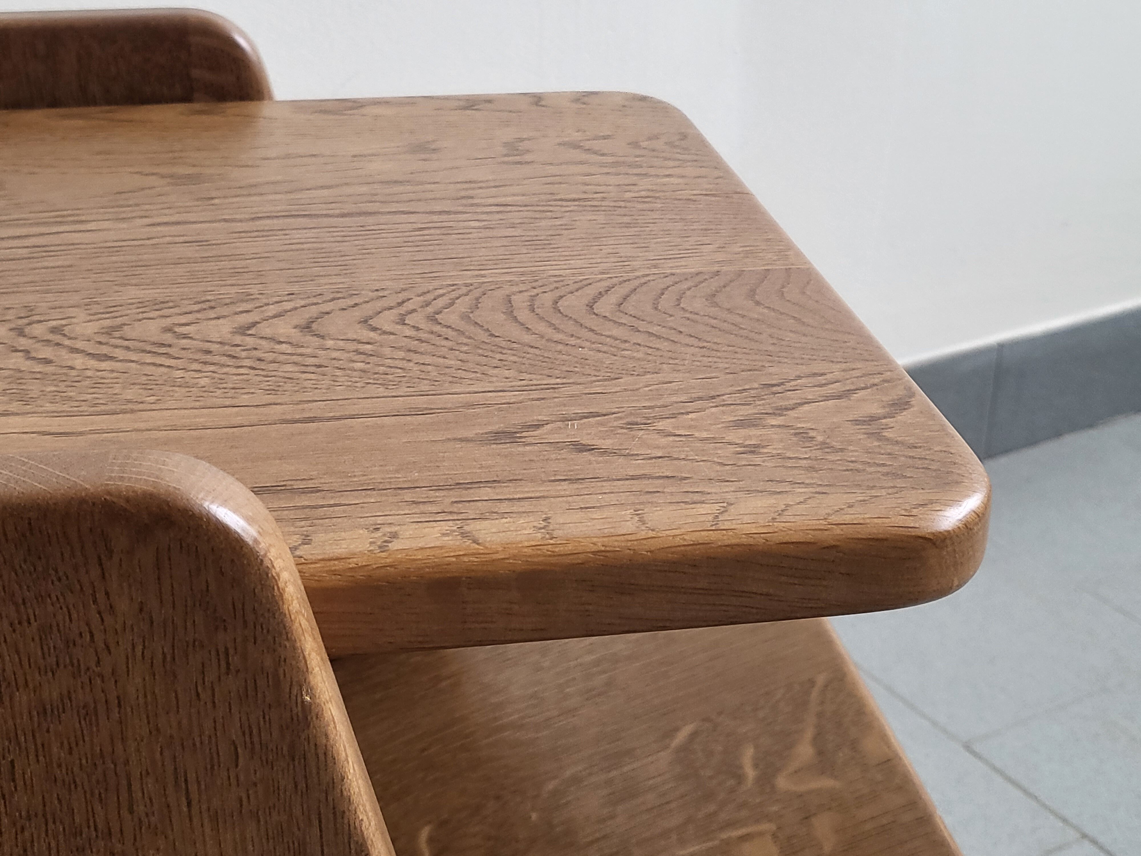 Vintage magazine holder side table 1960