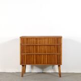 Commode vintage en bois satiné, style Mid-Century. Livraison. Moderne.