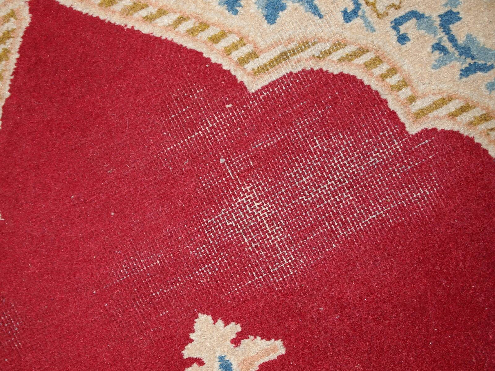 Tapis Vintage Kerman en Laine, Années 1970, Élégance Classique du Moyen-Ori