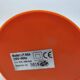 Designer lamp in orange plastic Space Age Vintage 1970 Vintage set of 2