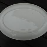 Dish earthenware floral decoration