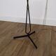 Vintage floor lamp in metal and brass and glass 1950