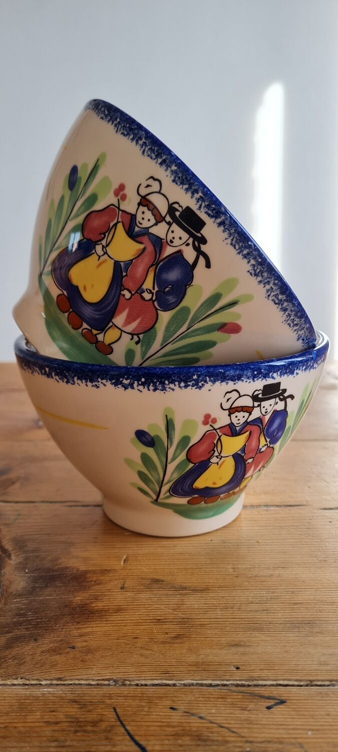 Set of 2 Breton bowls