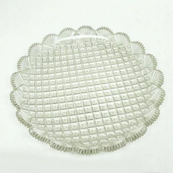 M5o crystal plate art deco vienna cut