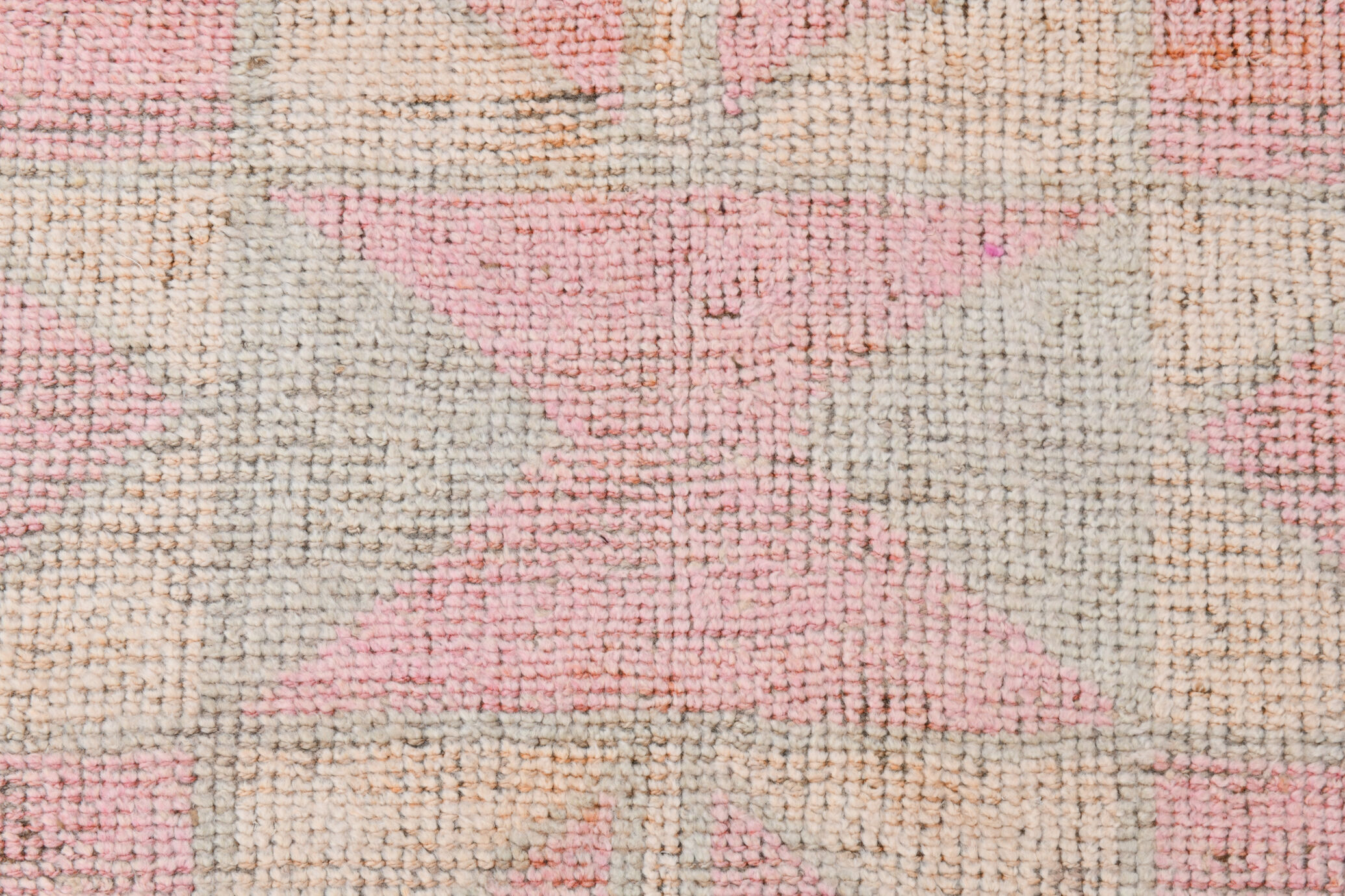 3x11 pale pink vintage runner rug 104x328cm