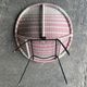 Vintage Mid-Century woven Sputnik  bucket chair