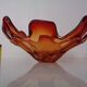 Sommerso Murano Glass Bowl, Italy, 1960s