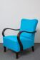 Art deco blue armchairs, 1920