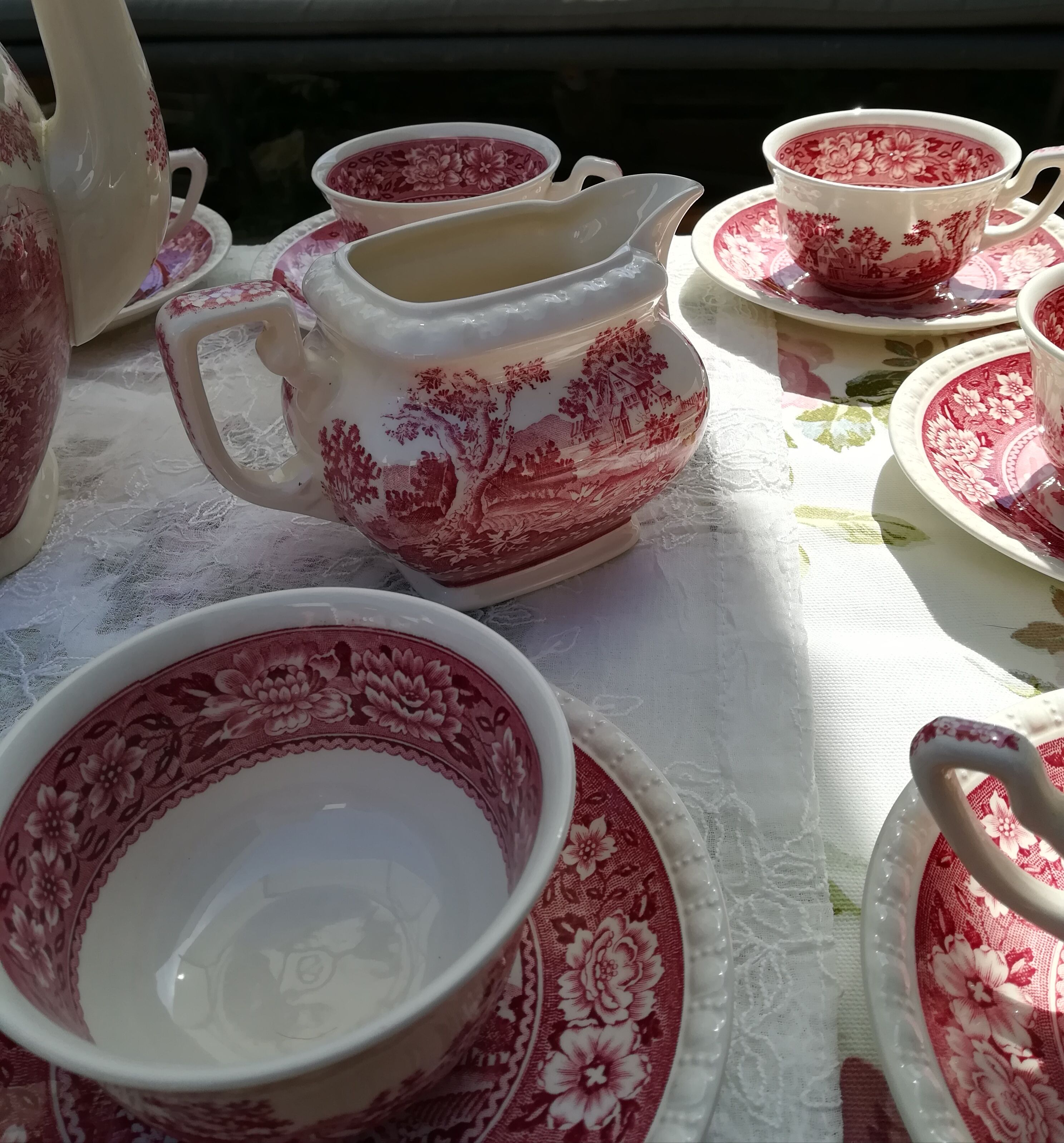 Service à café vintage modèle Rusticana Villeroy et Boch