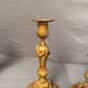 Antique Pair of Gilded Candle Holders Rocaille Rococo Louis XV Torchères