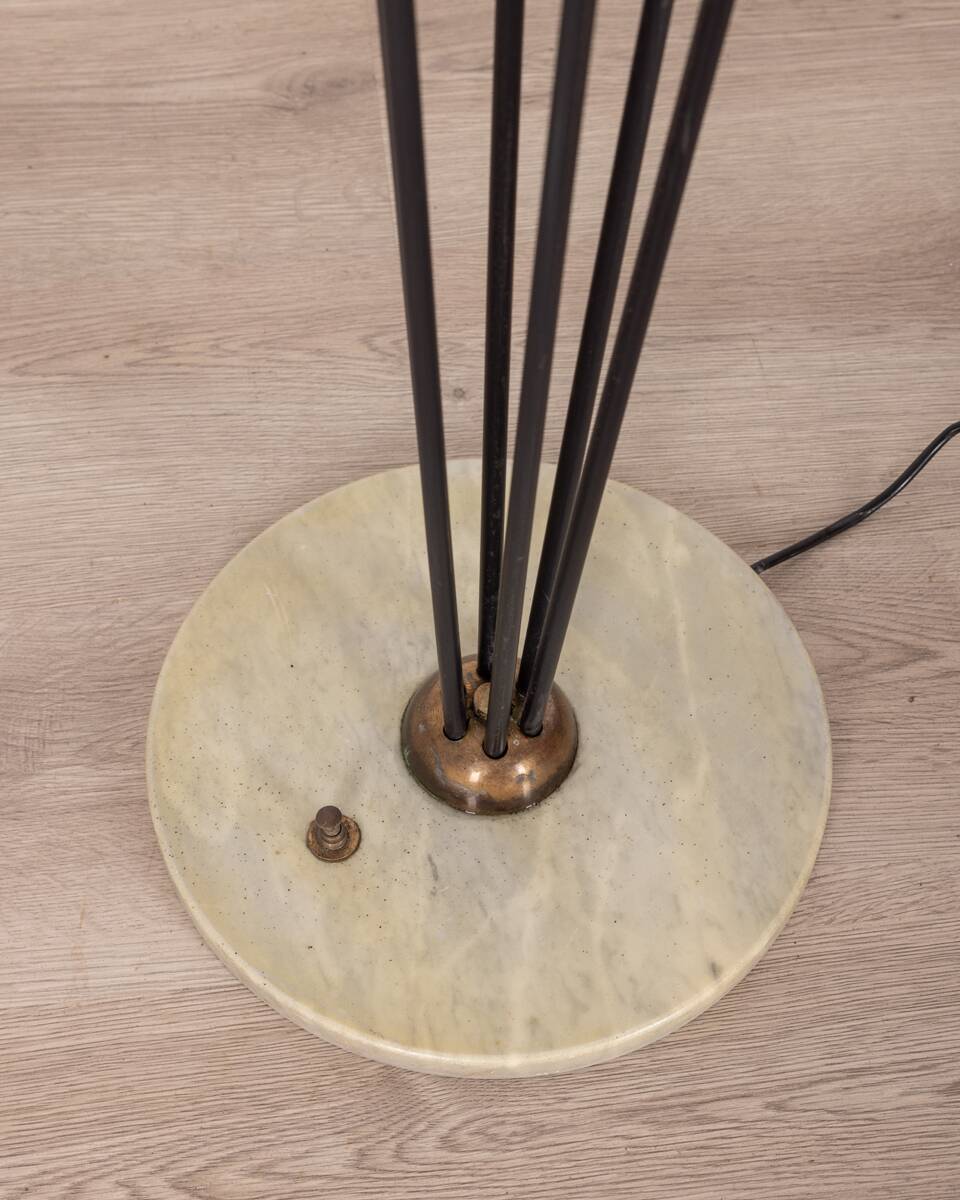 VINTAGE FLOOR LAMP 1950s ALBERELLO MODEL DESIGN STILNOVO