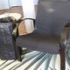 Polhem leather armchair by T. Björklund for Ikea