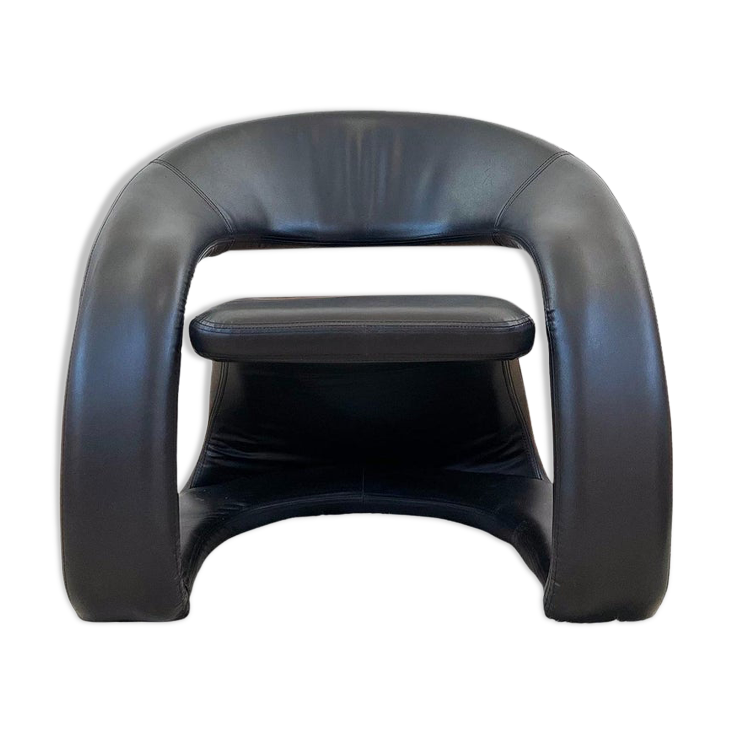 Sculptural chaise longue 80s