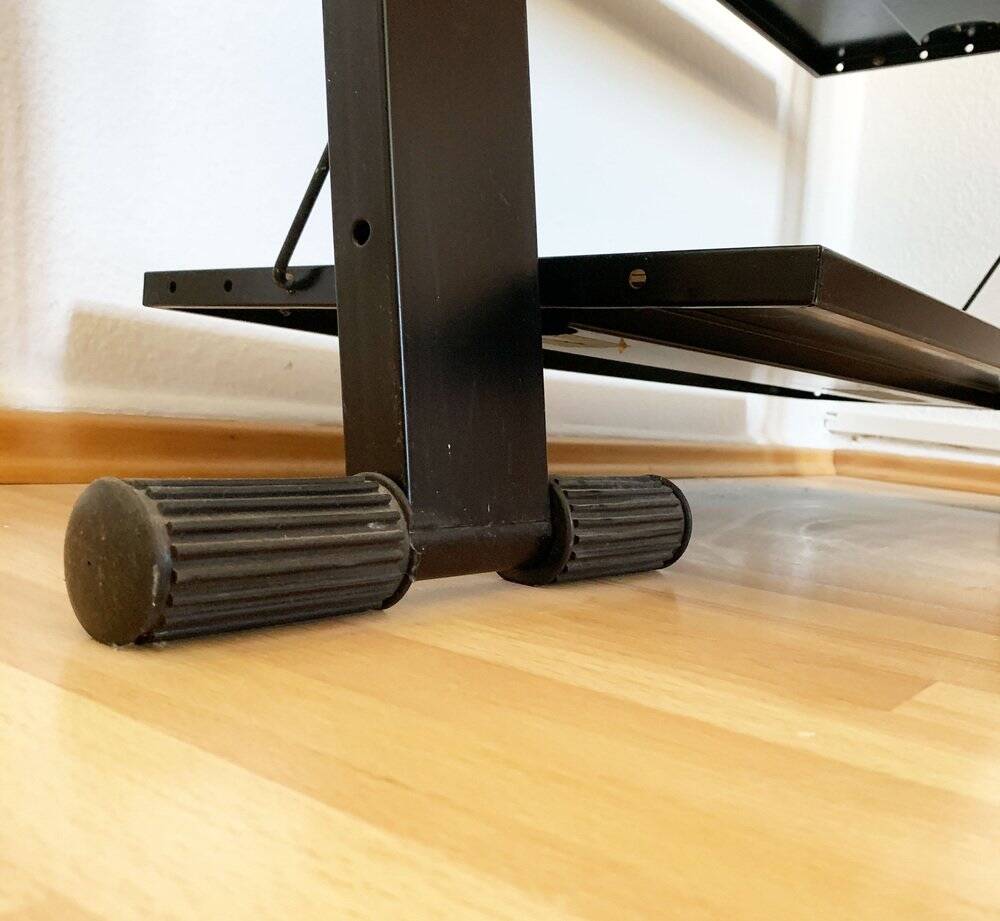 Postmodern Italian graffiti shelf by Rodney Kinsman for Bieffeplast, 1980s.