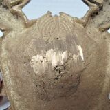 Vintage brass ashtray crab