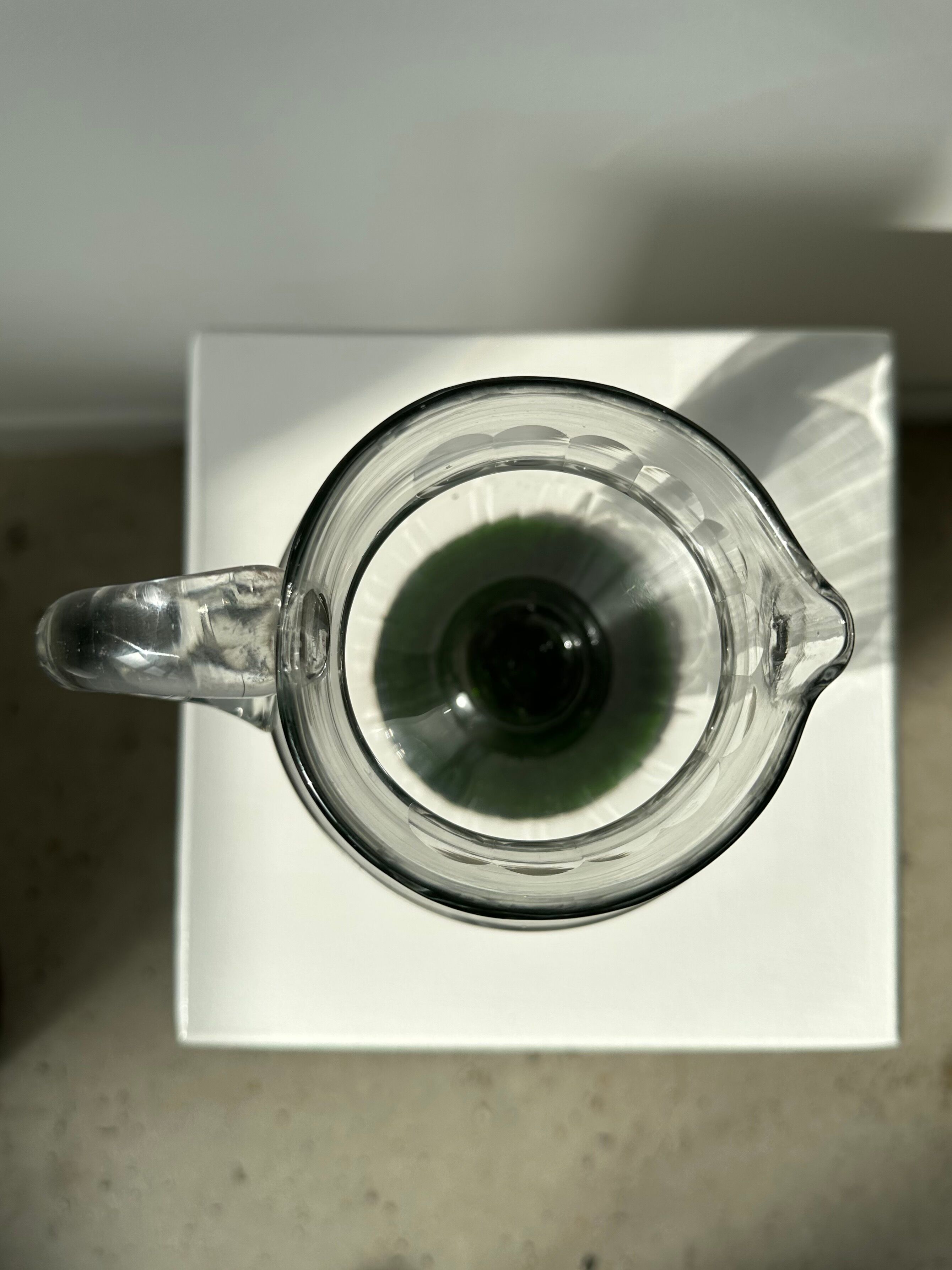 Vintage glass decanter