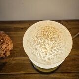 Clichy pink glass lamp