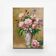Huile nature morte aux pivoines Peter Kelland