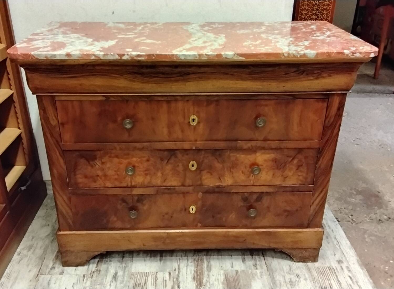 Antique commode in Louis Philippe style