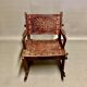 Rocking and Ottoman armchair Angel Pazmino 1960.