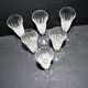 Saint-Louis set of 6 Tommy cut crystal champagne flutes signed H18.5