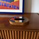 Mid-century olive wood ashtray, Italy ca. 1970