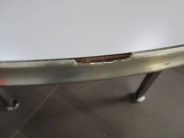 Vintage 70s waiting room coffee table