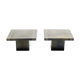 Pair Guy Lefevre Brass Laqué Sofa Tips for Roset Line 1970