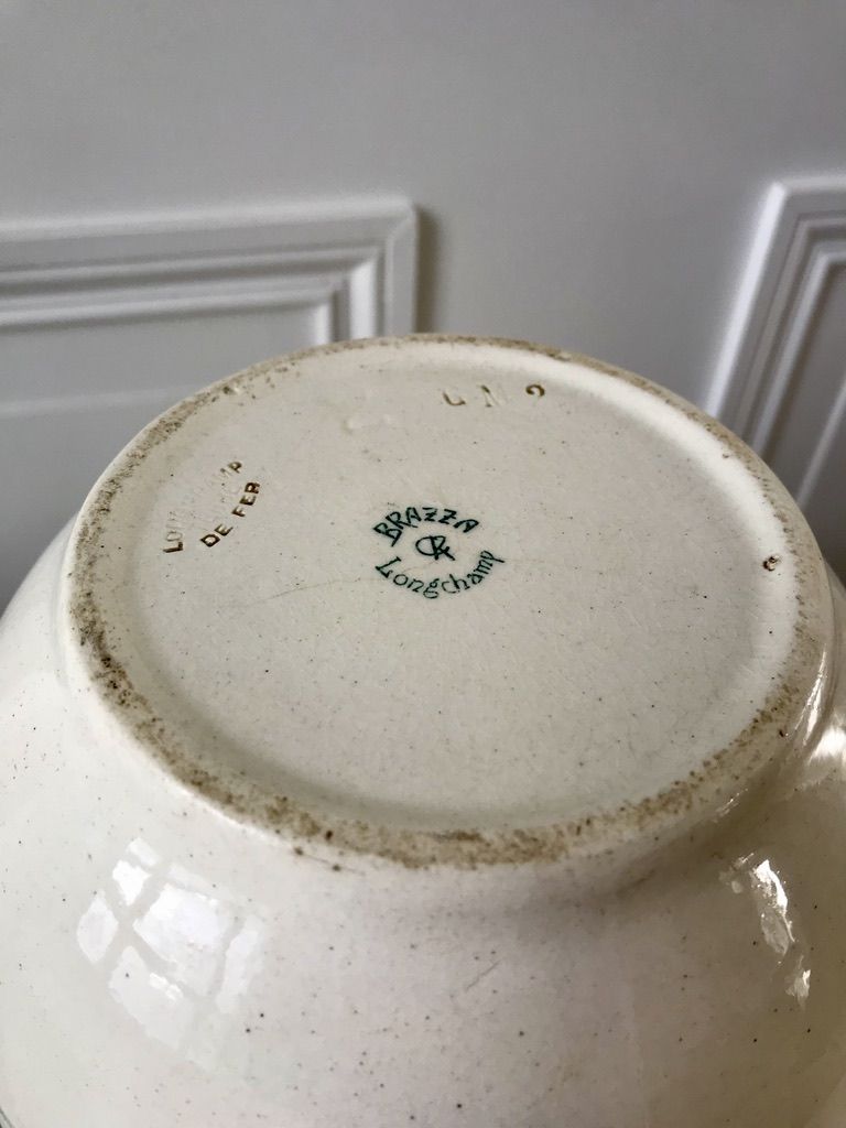 Toilet service in Iron Earth patterned "Brazza" 30-40s