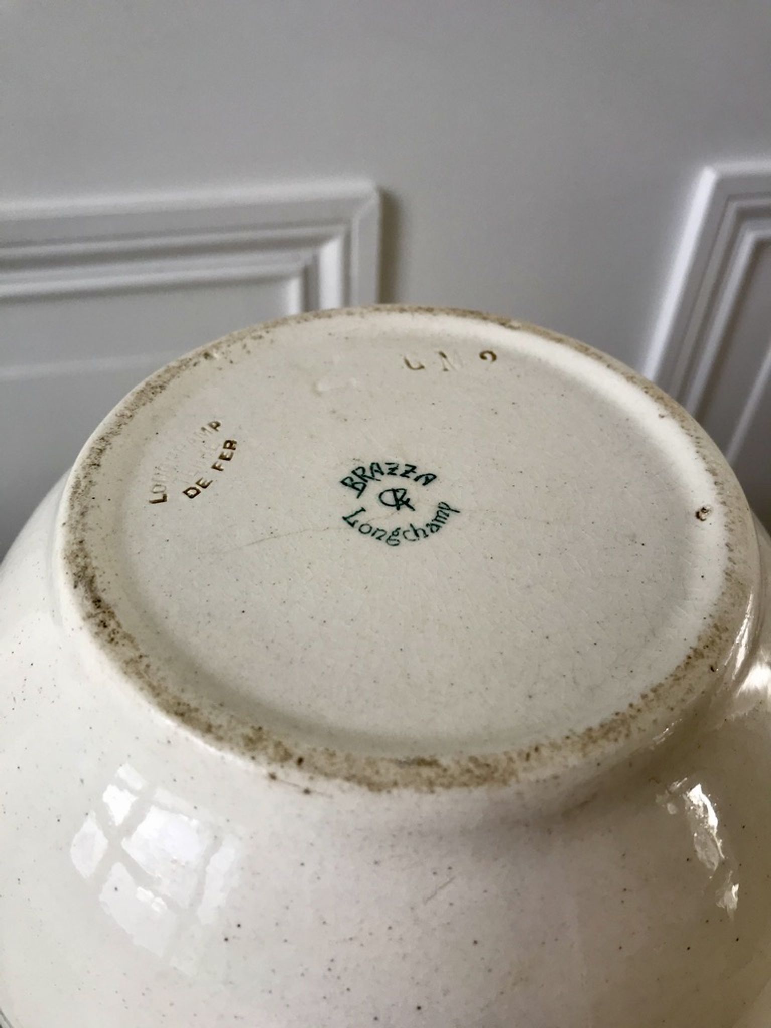 Toilet service in Iron Earth patterned "Brazza" 30-40s