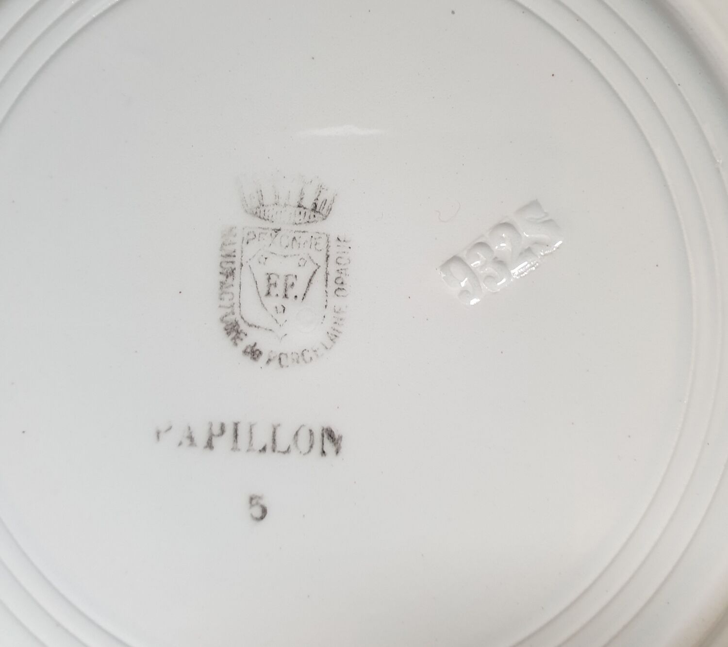 Set of 10 Pexonne octagonal plates