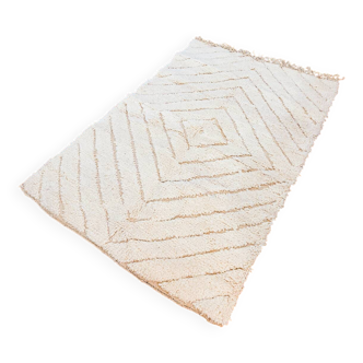 Tapis berbère Beni Ouarain en laine – Pièce unique, tissé à la main