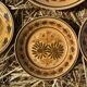 HB Quimper plates, hand-painted dessert service