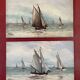 Duo de tableaux  anciens sur bois