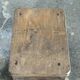 Small auxiliary stool in light upcycled teak (3276)