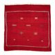 Vintage Moroccan square kilim 108x104 cm kelim wool rug medium 2527
