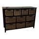Rattan chest of drawers