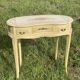 Small vintage Louis XV style Italian flowered dressing table.