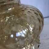 Vintage amber glass hanging