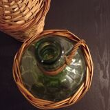 Vintage glass demijohn