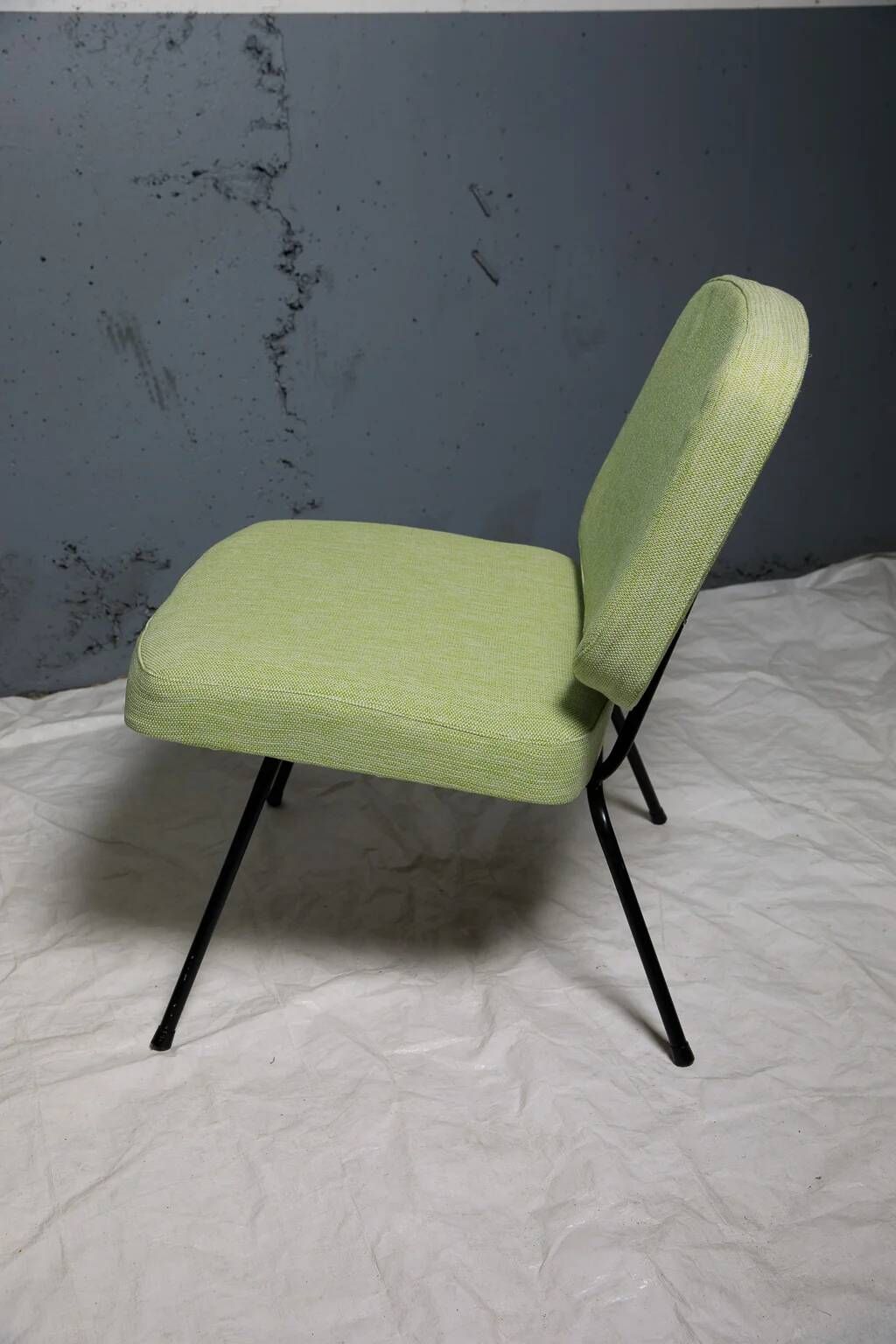 Paire de chauffeuses CM190 – Pierre Paulin pour Thonet – vers 1960