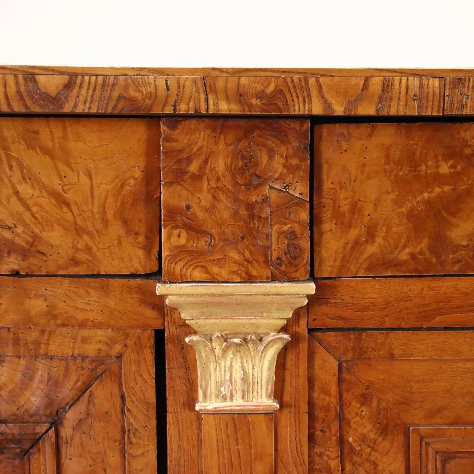 Buffet restoration in oak, France, 19th century