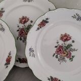 Service gâteau dessert plat et assiettes euro porcelaine modèle vieux colmar
